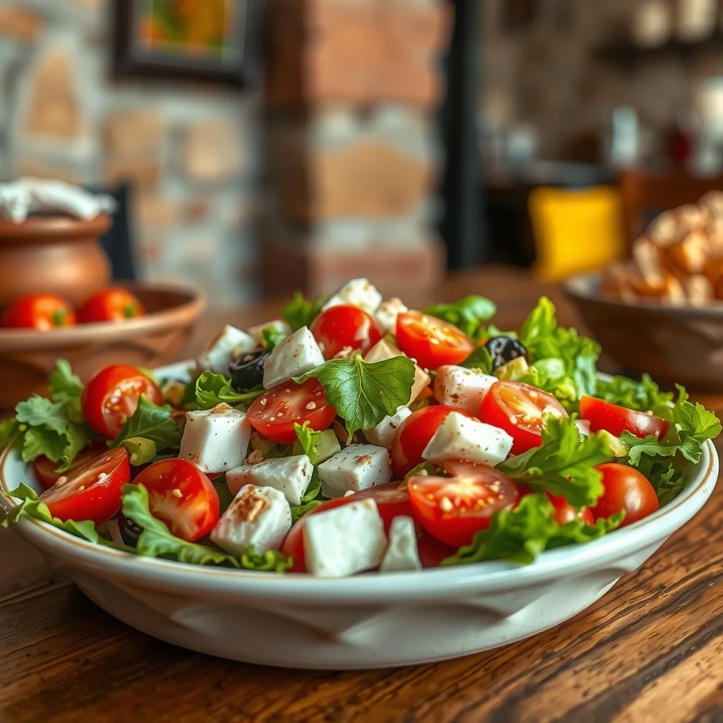 Kapadokya'da Yunan Salata Nedir ve İçindekiler Nelerdir?