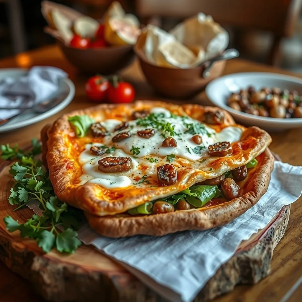 Kapadokya Gecelerinde Kaşarlı Domatesli Pide Deneyimi